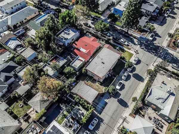 2024 view of 3404 Caroline Avenue in Culver City, filming location for the Laurel and Hardy movie Big Business.