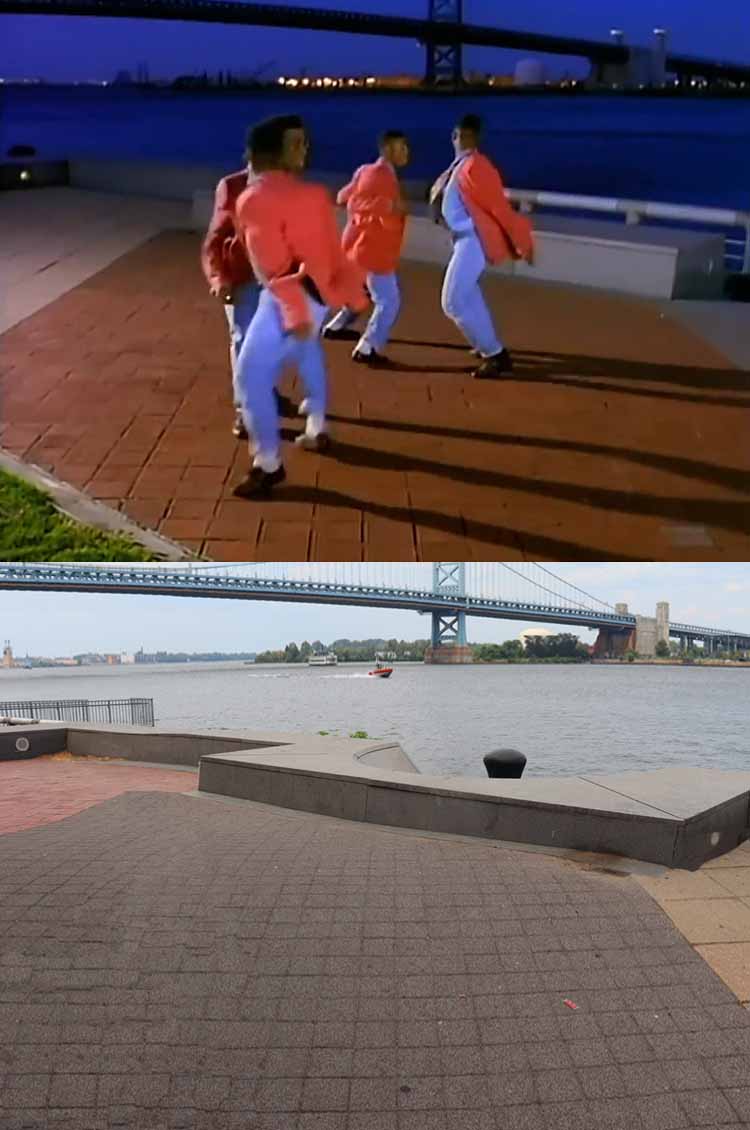 Filming location from the Boyz II Men music video for the song Motownphilly.