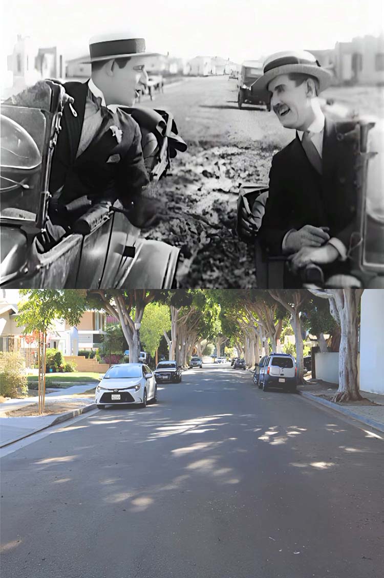 Filming location from the movie All Wet starring Charley Chase.