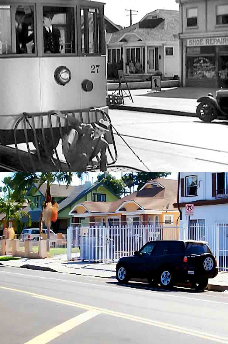 Filming location from the 1931 Charley Chase movie Hasty Marriage.
