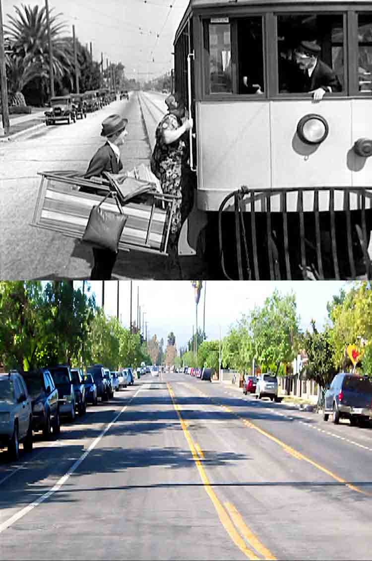 Filming location from the 1931 Charley Chase movie Hasty Marriage.