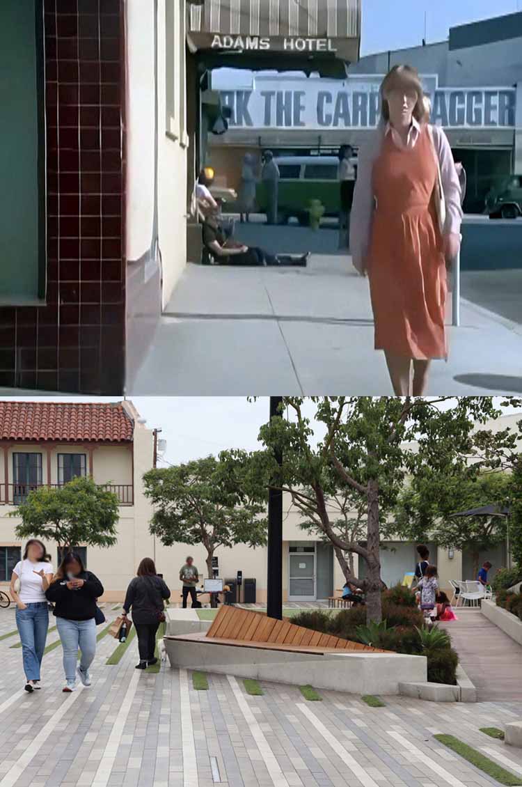 Filming location from the episode Angels On The Street from the TV series Charlie's Angels.