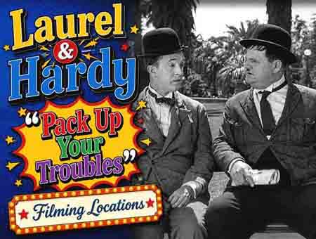Laurel and Hardy filming locations from their movie Pack Up Your Troubles.