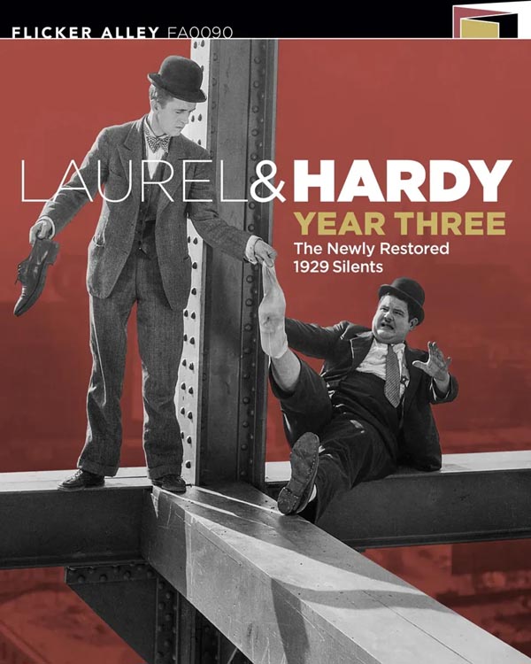 Laurel and Hardy The Restored Silents Year Three Blu-ray.