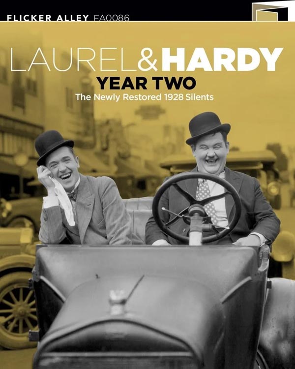 Laurel and Hardy The Restored Silents Year Two Blu-ray.