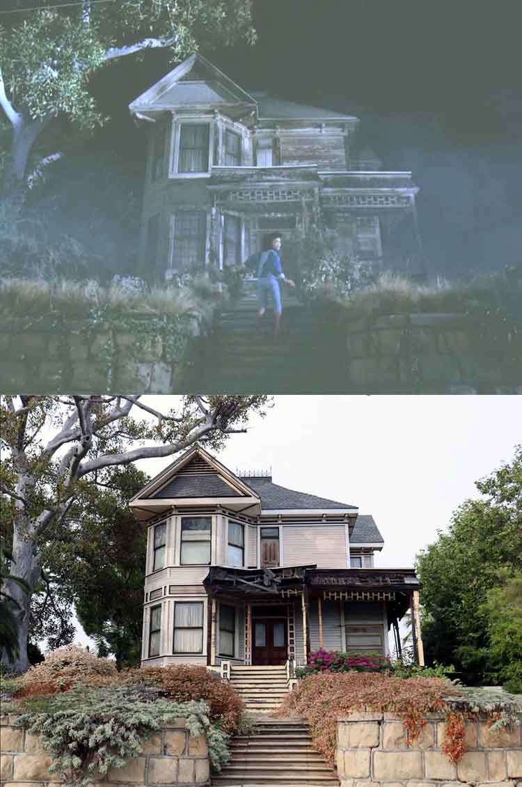 Filming location from the Michael Jackson music video for the song Thriller.