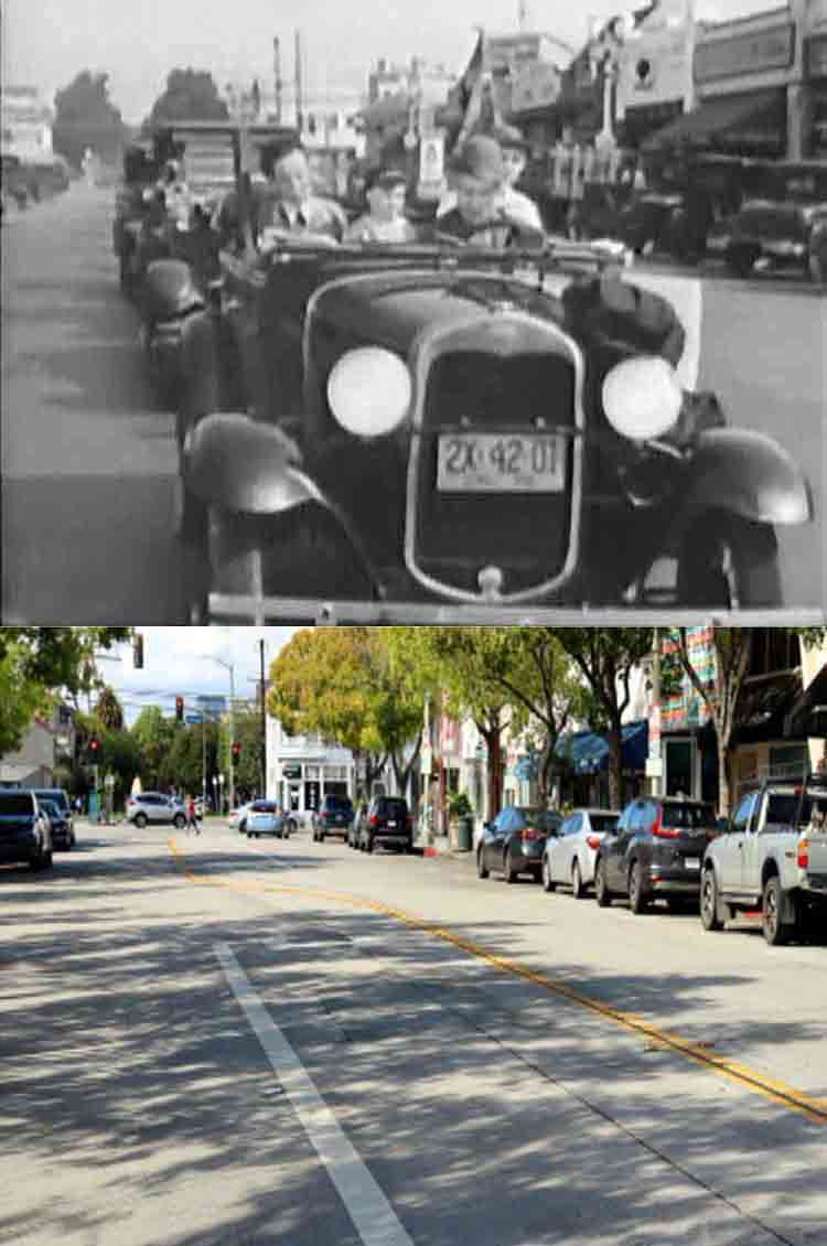 Filming location from the movie Traffic Tangle starring Nat Carr.