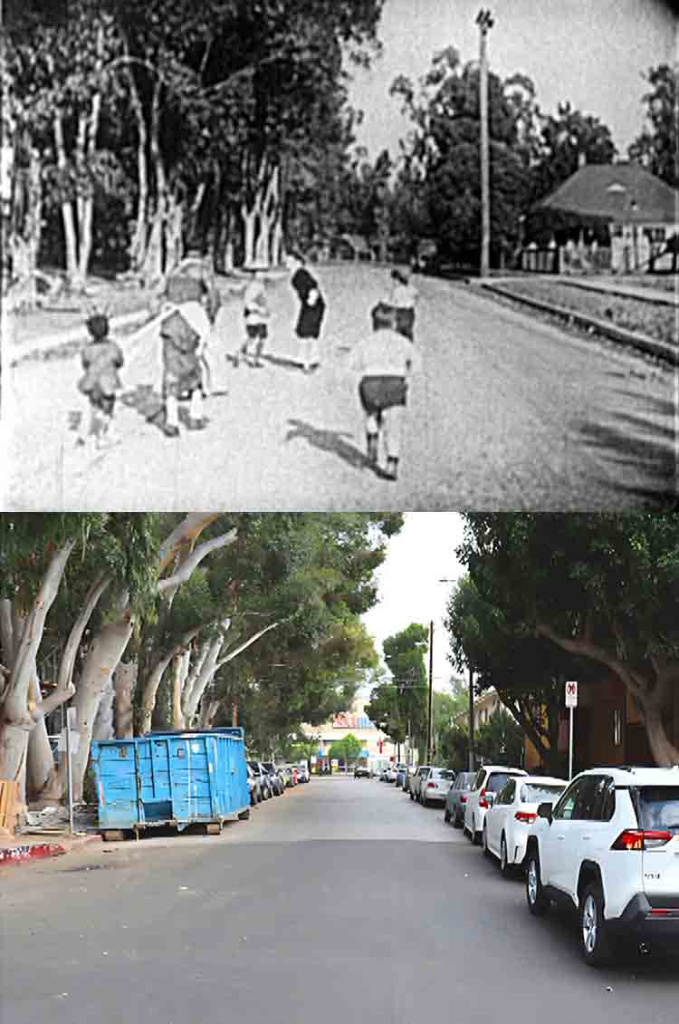 Filming location from the Our Gang / The Little Rascals movie The Love Bug.