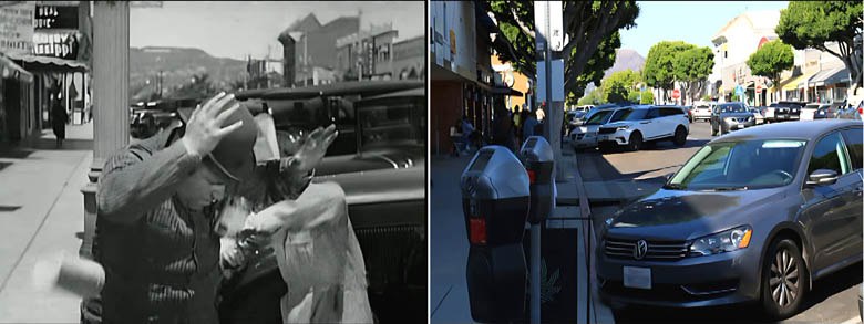 The Three Stooges filming location from their movie Hoi Polloi.