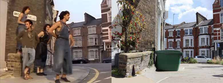 Then and now look at a scene from the music video for the Dexys Midnight Runners song song Come On Eileen.