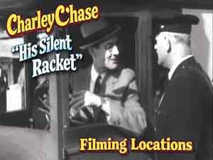 Title card from the Charley Chase movie His Silent Racket.