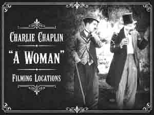 Title card from the Charlie Chaplin movie A Woman.