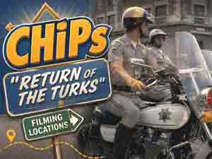 Title card from the episode Return Of The Turks from the TV series CHiPs.