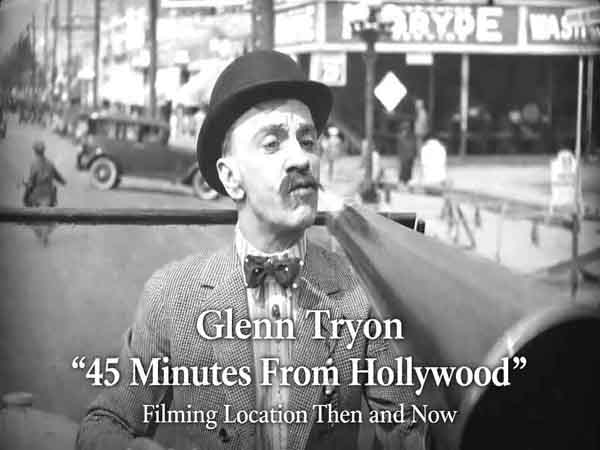 Filming locations from the movie 45 Minutes From Hollywood starring Glenn Tryon.