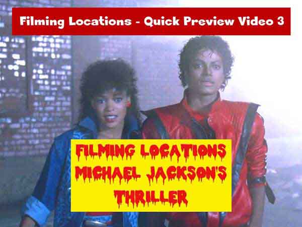 Filming location from the music video for the song Thriller by Michael Jackson.