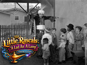 Title card from the Our Gang / The Little Rascals movie A Lad An' A Lamp.