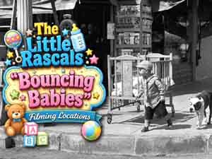 Title card from the Our Gang / The Little Rascals movie Bouncing Babies.