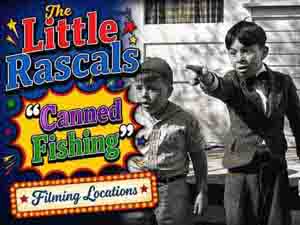 Title card from the Our Gang / The Little Rascals movie Canned Fishing.