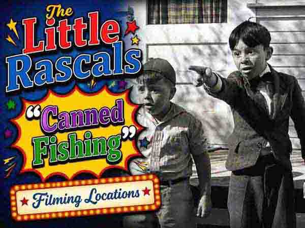 Title card from the Our Gang / The Little Rascals movie Canned Fishing.
