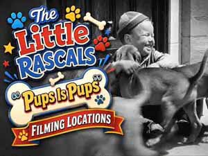 Title card from the Our Gang / The Little Rascals movie Pups Is Pups.