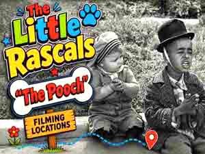 Title card from the Our Gang / The Little Rascals movie The Pooch.