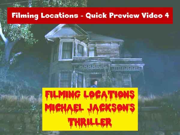 Filming location from the music video for the song Thriller by Michael Jackson.