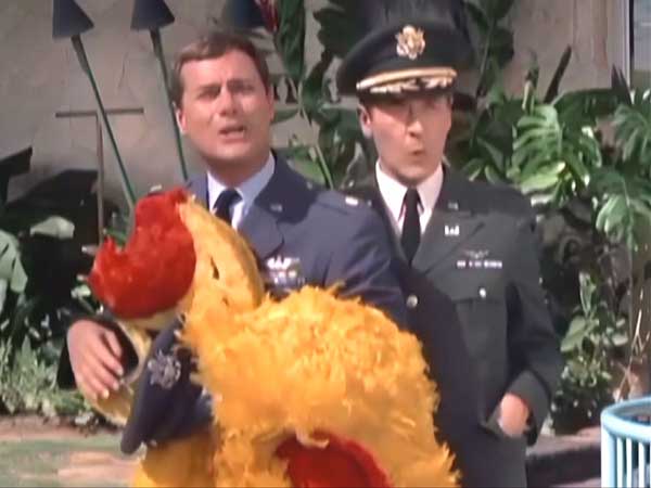 A scene from the TV series I Dream of Jeannie.